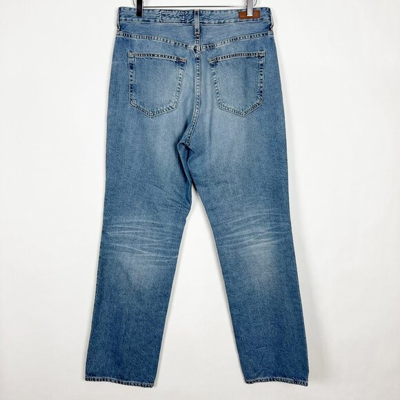 AG Jeans Alexxis High-Rise Vintage Straight Button Fly Women's Size 32R - Picture 15 of 16